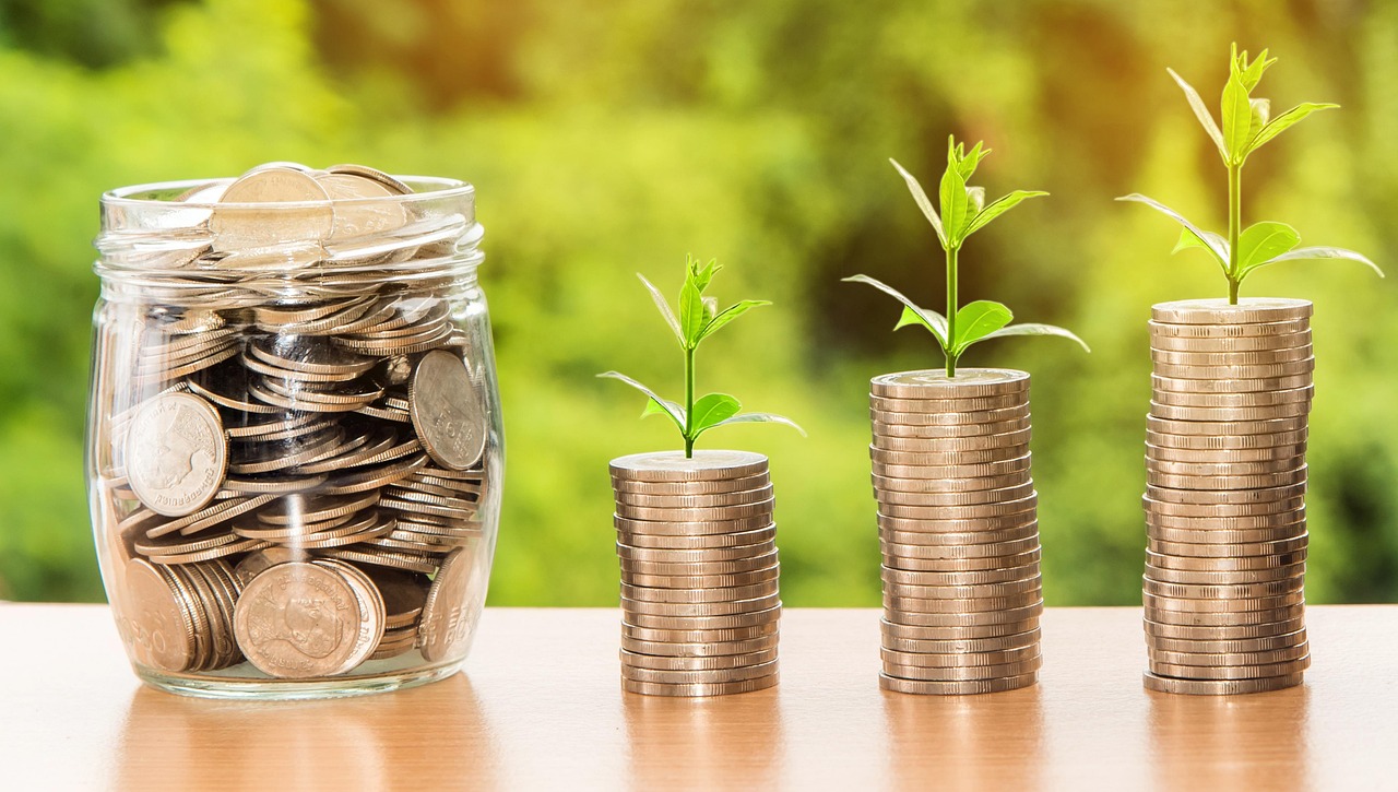 Growing Your Savings – Finance and Investment Visual